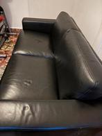 Lederen twee- en driezit, Ophalen, Gebruikt, Leer