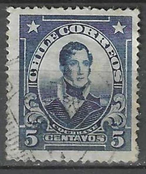 Chili 1915/1927 - Yvert 112 - Thomas Cochrane (ST), Postzegels en Munten, Postzegels | Amerika, Gestempeld, Verzenden