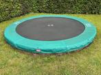 Berg trampoline groen Champion 380diameter, Gebruikt, Ophalen