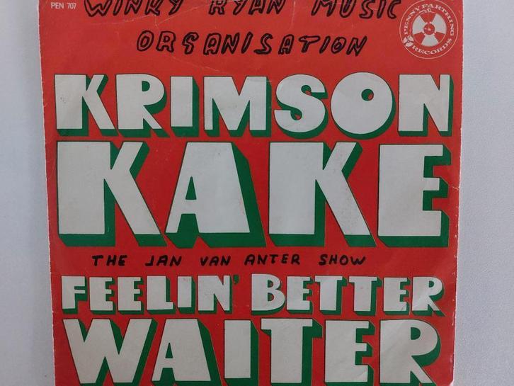 Krimson Kake - Feelin' Better / Waiter (1969 - Hard Rock), Cd's en Dvd's, Vinyl Singles, Rock en Metal, Ophalen of Verzenden