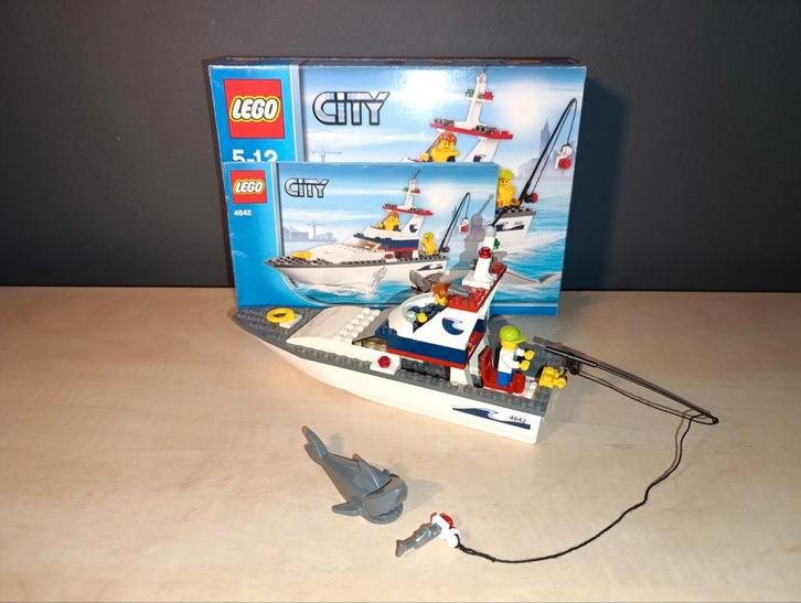 Lego City Vissersboot, 4642, Kinderen en Baby's, Speelgoed | Duplo en Lego, Zo goed als nieuw, Lego, Complete set, Ophalen of Verzenden