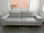 Comfortabele Grijze Zetel Overstock, Ophalen, Gebruikt, Driepersoons, 75 tot 100 cm