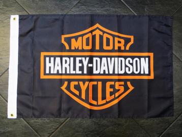 Vlag Harley Davidson - 90 cm x 60 cm - In perfecte staat ! beschikbaar voor biedingen