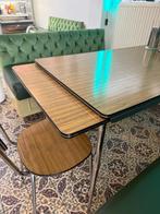 Formica tafel + 4 stoelen, Ophalen, Zo goed als nieuw