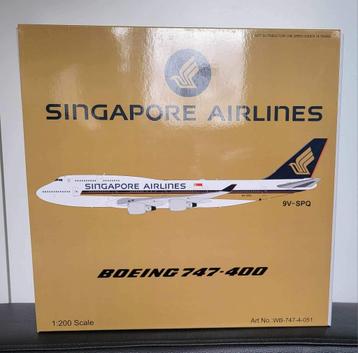 WB Models Singapore Airlines B747-400 1:200 