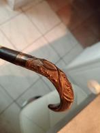 Ancient Fine rozenhouten wandelstok 96 cm, Ophalen of Verzenden