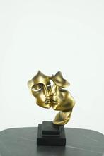 Abstract Sculptuur Goud-Zwart Verweven Koppel - Wildernis At