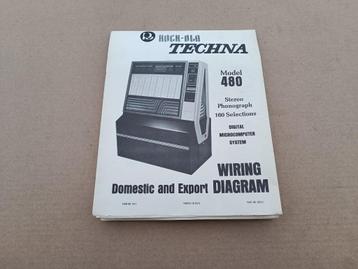 Technisch Schema: Rock-Ola 480/ Techna (1980) jukebox  beschikbaar voor biedingen