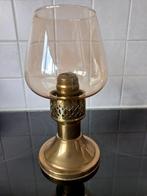 Koperen lamp met kaars., Antiek en Kunst, Antiek | Verlichting, Ophalen of Verzenden