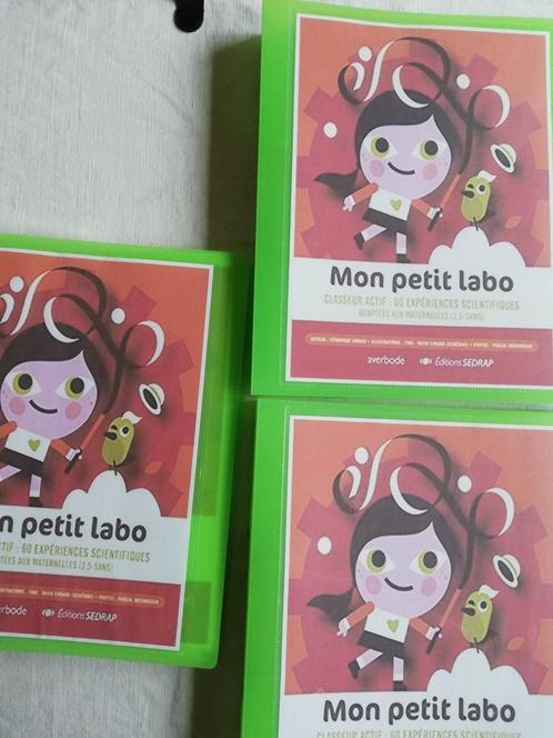 3 ringbanden "mijn kleine lab"., Hobby en Vrije tijd, Cursusmateriaal, Zo goed als nieuw, Ophalen of Verzenden