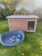 Hondenhok met mand en speeltjes XL, Dieren en Toebehoren, Ophalen, Zo goed als nieuw, Hondenhok