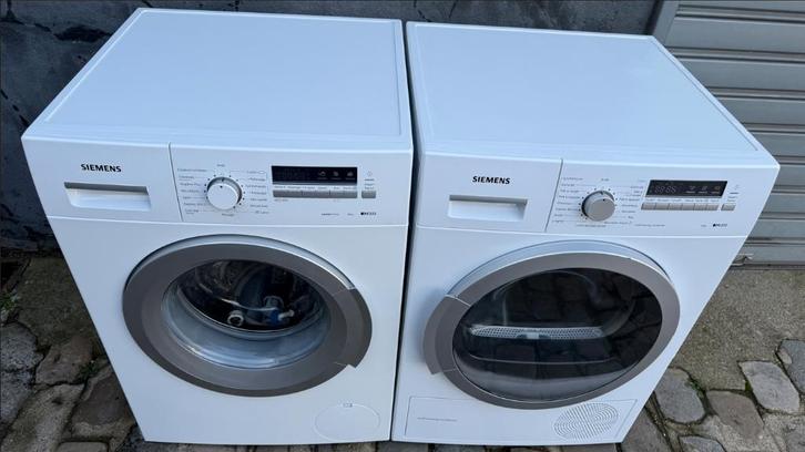 1an garantie SIEMENS -Lave linge/ Sèche linge pompe chaleur, Jardin & Terrasse, Sèche-linge & Lave-linge, Comme neuf, Séchoir à linge