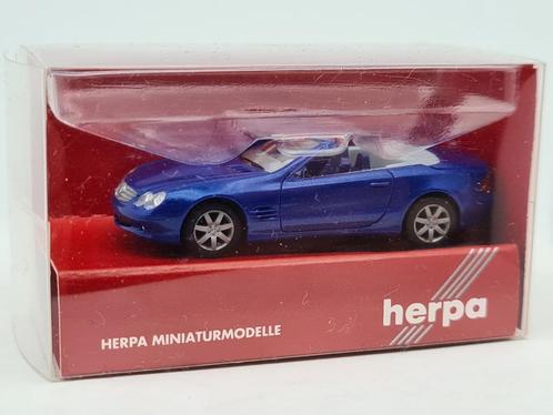 Mercedes Benz SL cabriolet - Herpa 1/87, Hobby en Vrije tijd, Modelauto's | 1:87, Zo goed als nieuw, Auto, Herpa, Verzenden
