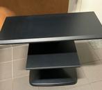 Tv meubel, zwart, metalen poot op wieltjes.Heel goeie staat!, Enlèvement, Utilisé, Métal, Modern