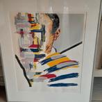 Roger Raveel, zelfportret, Antiek en Kunst, Kunst | Schilderijen | Modern, Ophalen of Verzenden