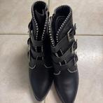Zwarte enkellaarsjes met studs en hoge hak in maat 40, Kleding | Dames, Schoenen, Zwart, Lage of Enkellaarzen, Nieuw, Ophalen