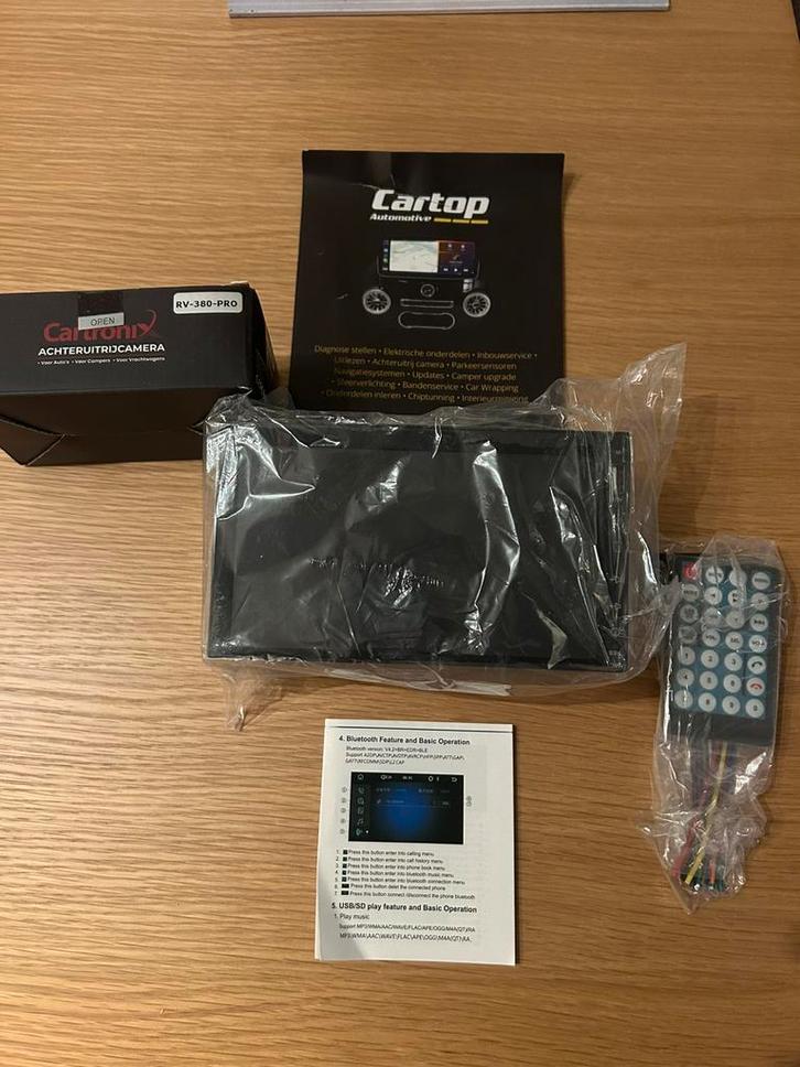 Inbouw Autoradio-navigatie en achteruitrijcamera, Autos : Divers, Accessoires de voiture, Neuf, Enlèvement