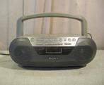 Radio portable Sony Prima avec CD et cassette, Enlèvement ou Envoi, Comme neuf, Radio, Avec lecteur de CD