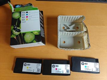 3 cartouches couleur d'imprimante HP951 beschikbaar voor biedingen