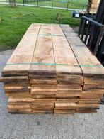 Rustiek eiken planken te koop. Fijnbezaagd. 250x26x2,7 cm, Jardin & Terrasse, Poteaux, Poutres & Planches, Enlèvement ou Envoi