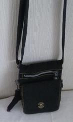 Kipling zwarte schoudertas + aap, Handtassen en Accessoires, Ophalen of Verzenden, Gebruikt, Zwart, Kipling