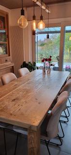 Eettafel, Huis en Inrichting, Ophalen, Gebruikt, 200 cm of meer, Kloostertafel