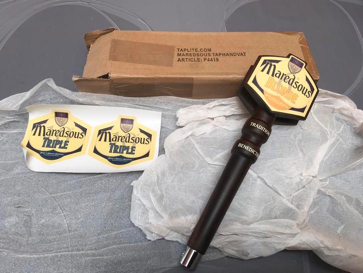 Maredsous taphendel nieuw, Verzamelen, Biermerken, Nieuw, Overige typen, Ophalen of Verzenden