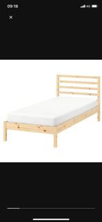 Ikea bed Tarva 90x200, Maison & Meubles, 90 cm, Beige, Scandinavisch, Enlèvement