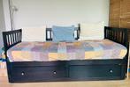 Gratis af te halen: 2p slaapbank met opberglades- 160cm, Huis en Inrichting, Ophalen, Gebruikt, 210 cm, Tweepersoons