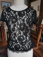 Magnifique chemisier en dentelle noire, Enlèvement ou Envoi, Comme neuf, Taille 36 (S), Noir