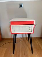 Rode vinyl platenspeler GPO Bermuda, Ophalen, Platenspeler, Overige merken, Automatisch
