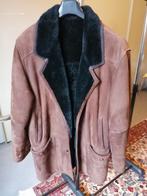 Jas van schapenvacht voor heren, Ophalen, Gedragen, Maat 48/50 (M), Bruin