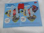 32 timbres Delhaize Playmobil., Overige supermarkten, Ophalen of Verzenden