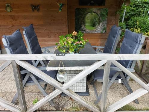 Houten tuinstoelen van Vida XL, Tuin en Terras, Tuinstoelen, Zo goed als nieuw, Hout, Inklapbaar, Verstelbaar, Ophalen