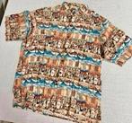 Reyn Spooner collection, egyptian cotton M blouse overhemd, Ophalen of Verzenden, Zo goed als nieuw, Maat 48/50 (M), Bruin