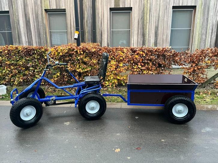 Gocart Quad sport groot model met aanhangwagen, Kinderen en Baby's, Speelgoed | Buiten | Skelters, Gebruikt, Overige merken, Met kar of aanhanger