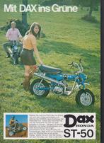 Cyclomoteur Honda Dax ST 50 brochure collection, Boeken, Motoren, Verzenden, Gelezen