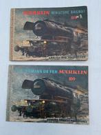 Mârklin : Miniaturen handboek HO : 2 stuks, Gebruikt, Gelijkstroom of Wisselstroom, Märklin, Boek, Tijdschrift of Catalogus