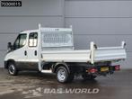 Iveco Daily 35C14 Dubbel Cabine Kipper Dubbellucht 3,5t Trek, Stof, Gebruikt, Euro 6, Iveco