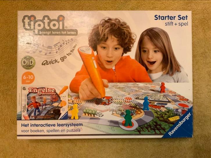 Tiptoi Starter Set stift + spel. 008, Kinderen en Baby's, Speelgoed | Educatief en Creatief, Zo goed als nieuw, Taal en Lezen