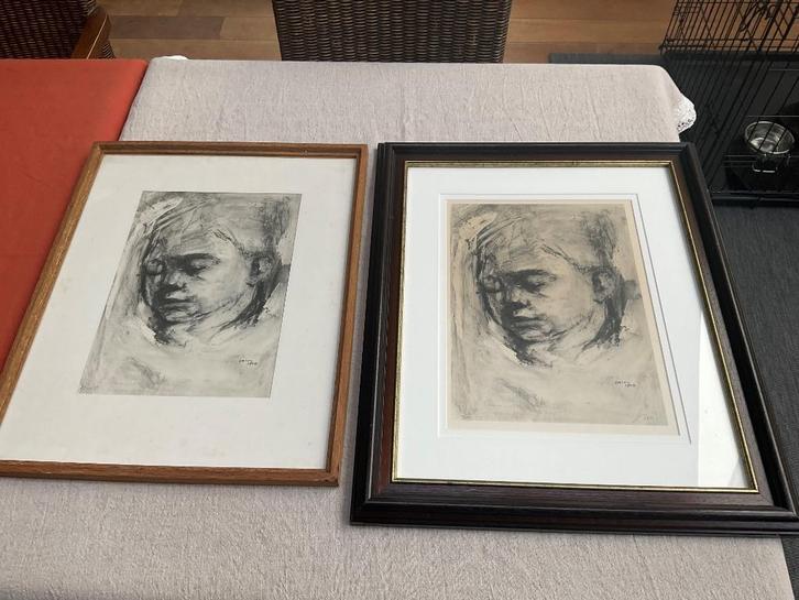 Dries Vandenbroeck 1940 2 afdrukken genummerd!, Antiek en Kunst, Kunst | Schilderijen | Klassiek, Ophalen of Verzenden