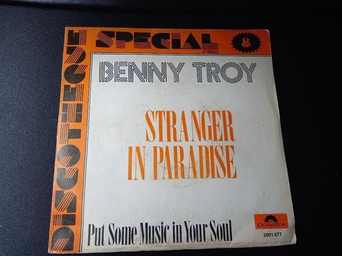 Benny Troy ‎– Stranger In Paradise ' 7 Als nieuw, Cd's en Dvd's, Vinyl Singles, Zo goed als nieuw, Single, R&B en Soul, 7 inch