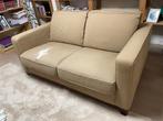 Bank met stoffen hoes - €30 bij afhaling vandaag!, Huis en Inrichting, Ophalen, Gebruikt, Rechte bank, Hout