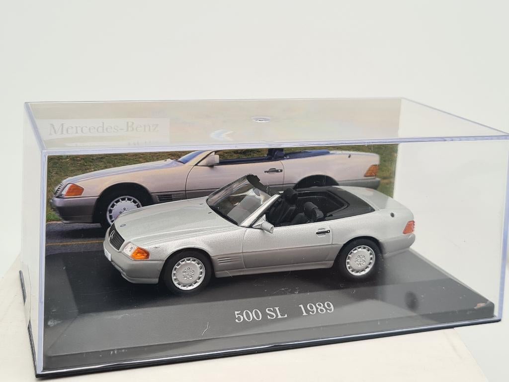 Mercedes Benz 500SL cabriolet (1989) - 1/43, Envoi, Comme neuf, Voiture, Autres marques