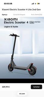 Trottinette électrique Xiaomi 4 Gen2, Vélos & Vélomoteurs, Trottinettes, Enlèvement, Comme neuf