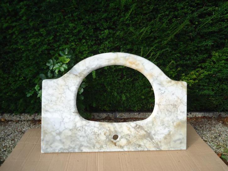 marmeren kaptafel voor meubels (badkamer), Doe-het-zelf en Bouw, Sanitair, Gebruikt, Wastafel, Steen, Ophalen