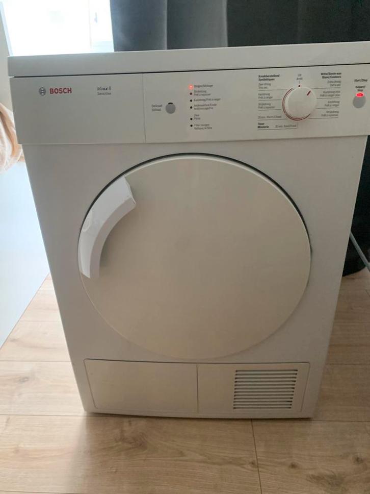 Droogkast Bosch, Elektronische apparatuur, Droogkasten, Zo goed als nieuw, Luchtafvoer, Voorlader, 6 tot 8 kg, Anti-kreukfase