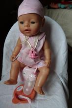 Baby pop BABY BORN 43cm , magische fopspeen , potje en extra, Kinderen en Baby's, Ophalen of Verzenden, Gebruikt, Babypop