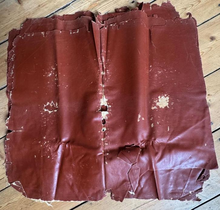 Gevraagd: roodbruin rubber bedzeil jaren 60, Enfants & Bébés, Chambre d'enfant | Linge de lit, Utilisé, Rouge, Enlèvement ou Envoi