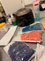 Kit chauffe-cire Qumax + haricots en résine et accessoires, Enlèvement, Utilisé, Tout le visage, Accessoires